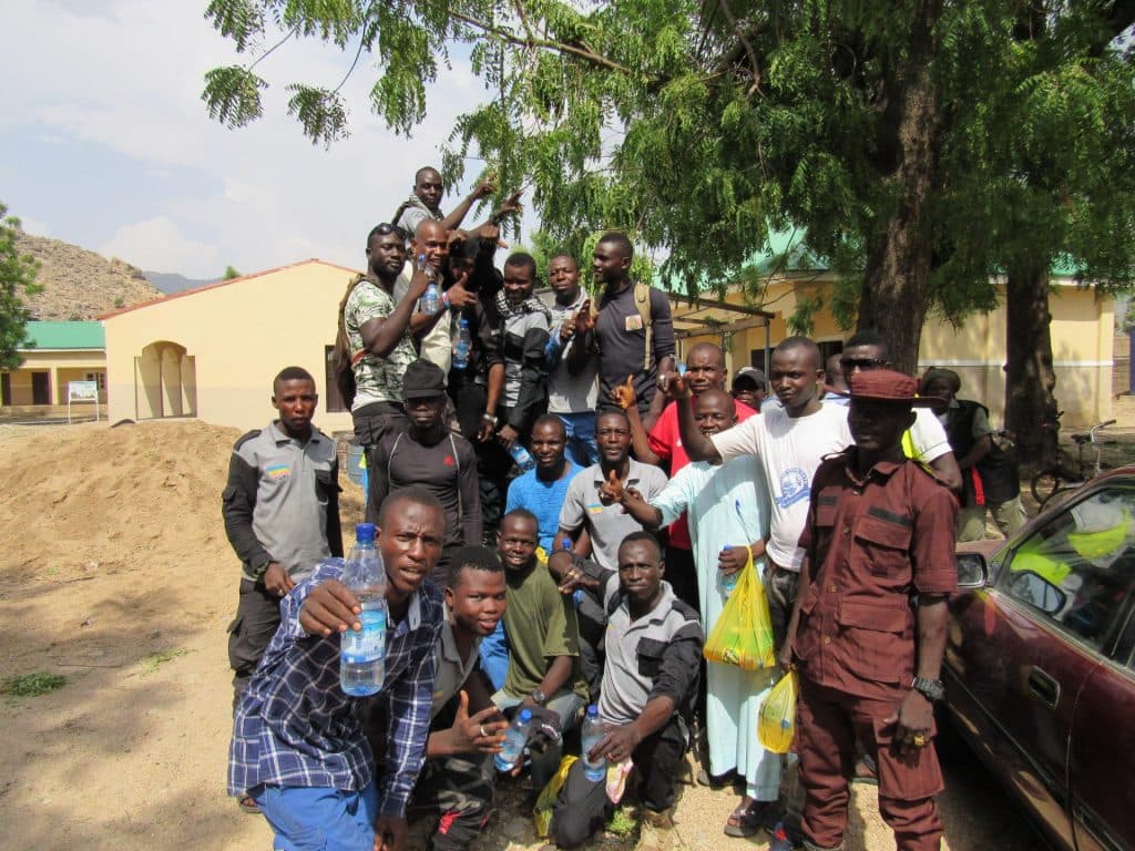 Nigerian students in class